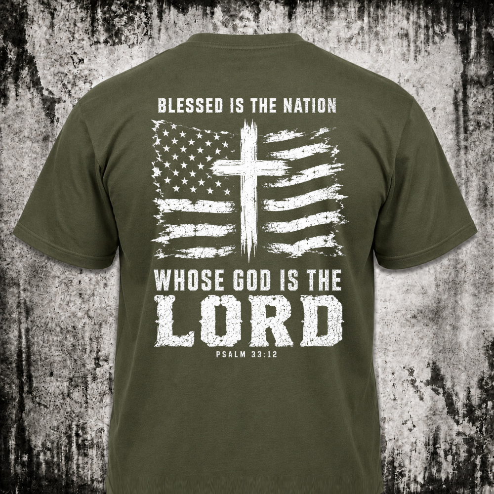 Blessed is the nation T‑Shirt