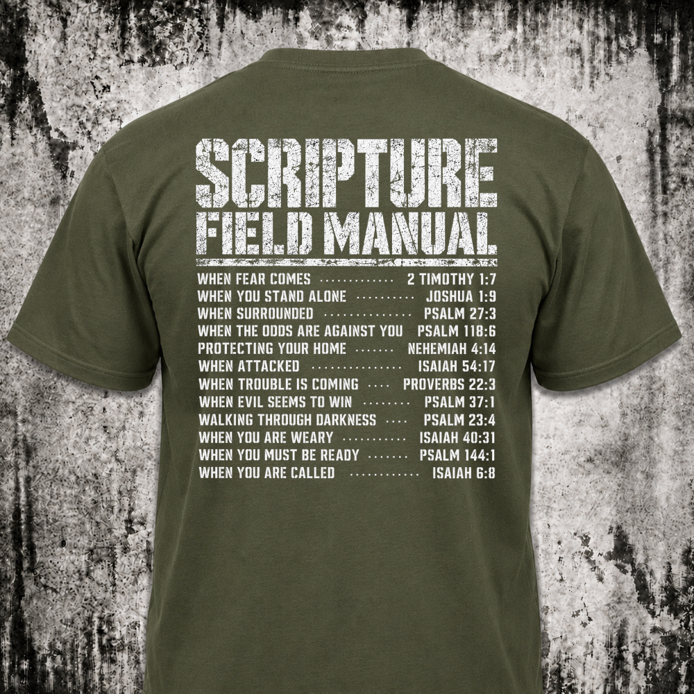 SCRIPTURE FIELD MANUAL T‑Shirt