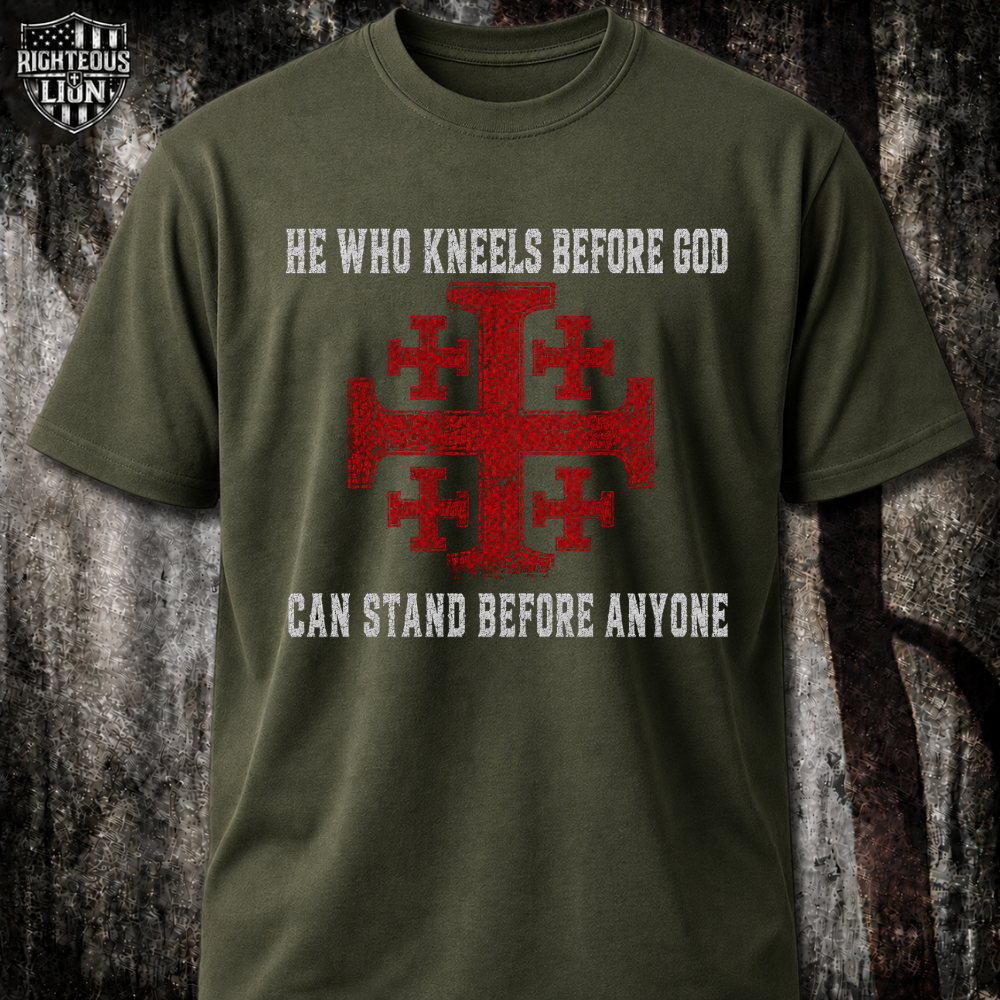 Kneels before God T‑Shirt