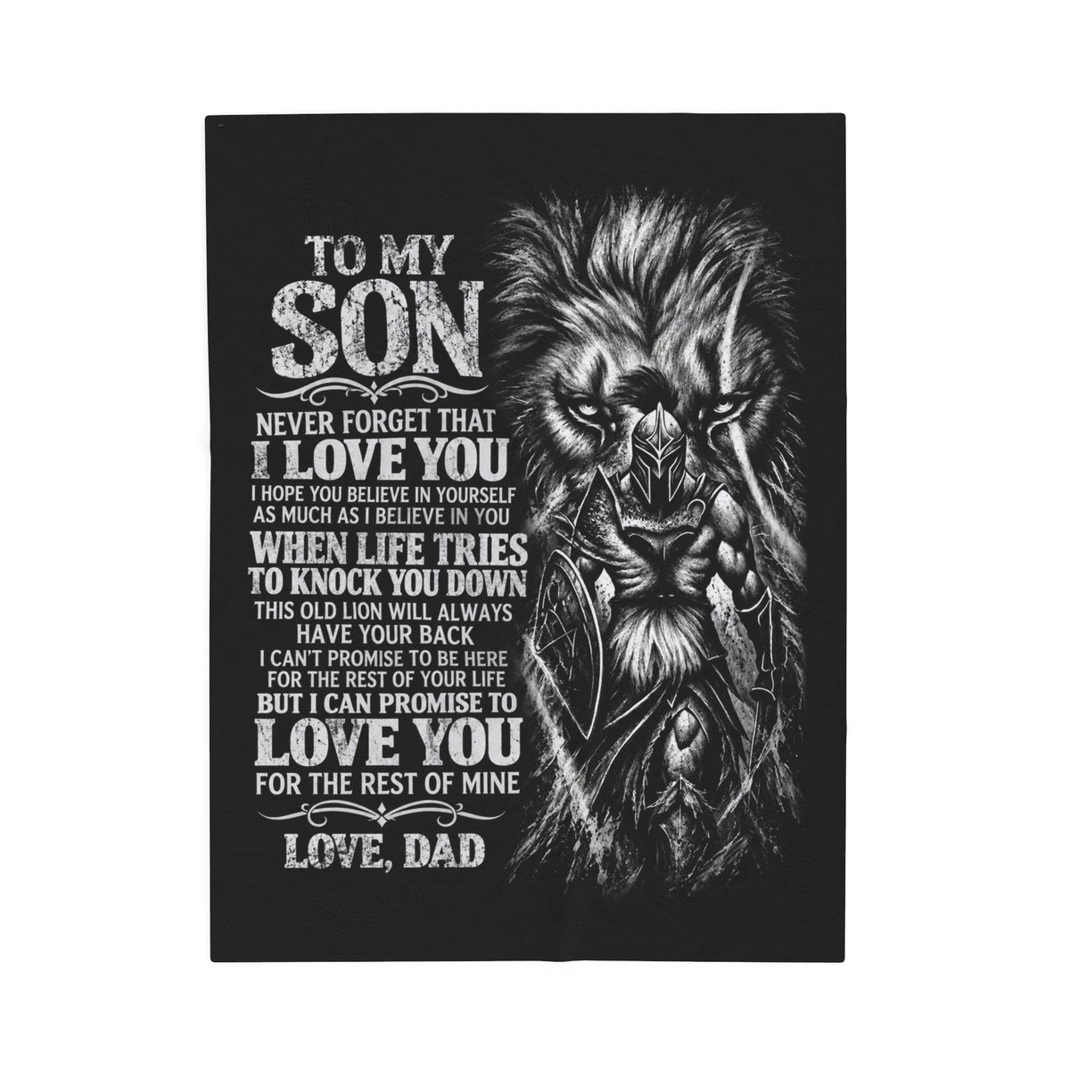 To my son Blanket