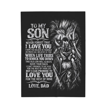 To my son Blanket