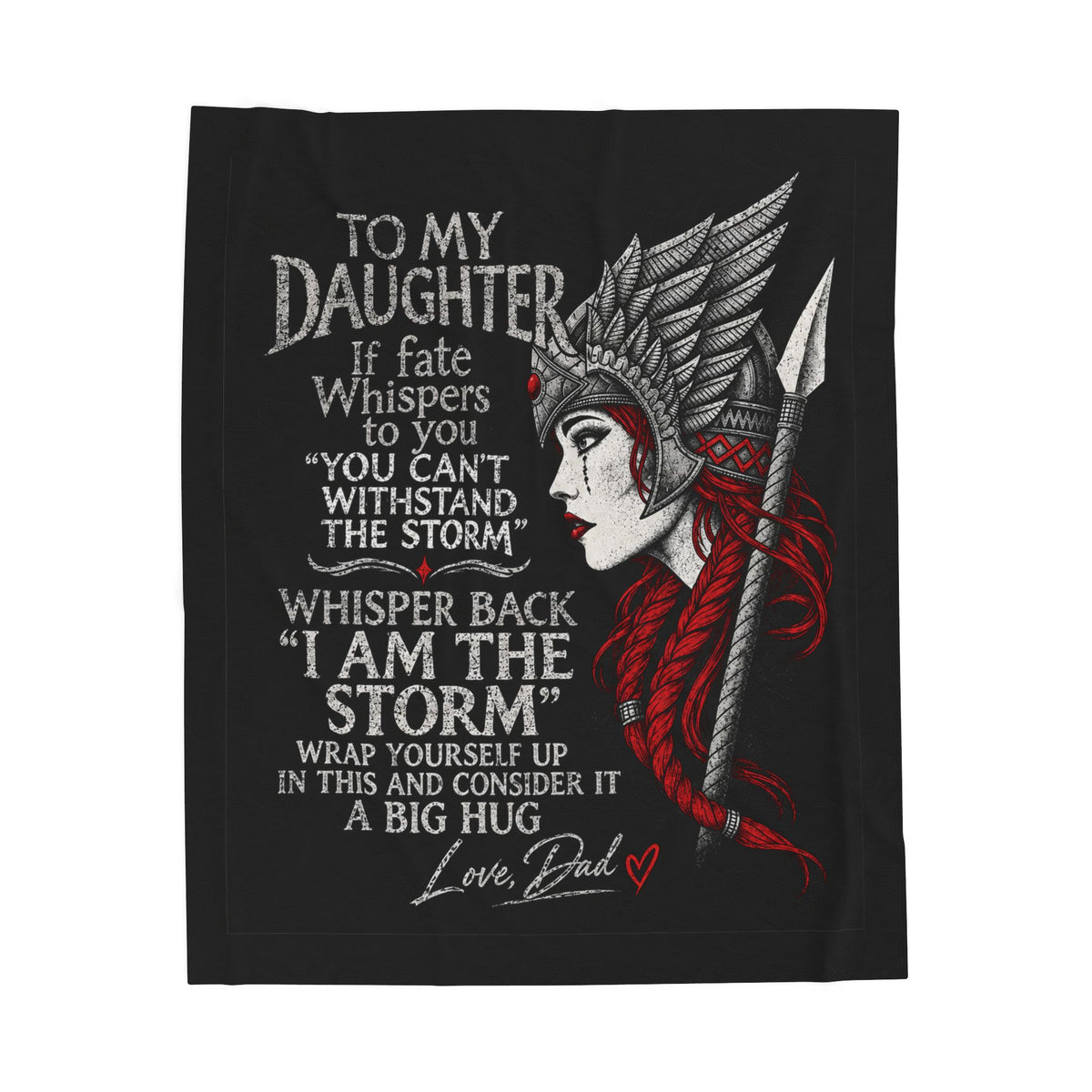 To my daughter Blanket