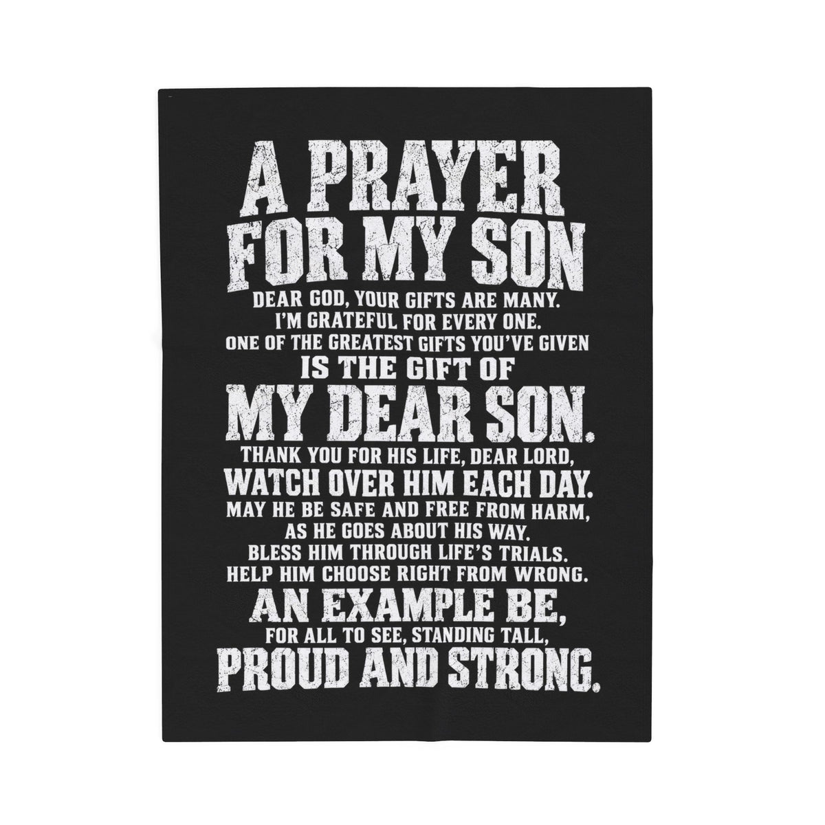 A Prayer Son Blanket