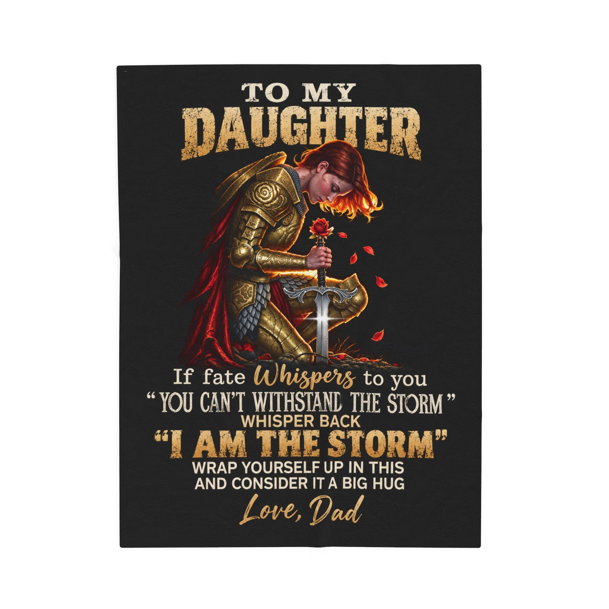 To my daughter Blanket
