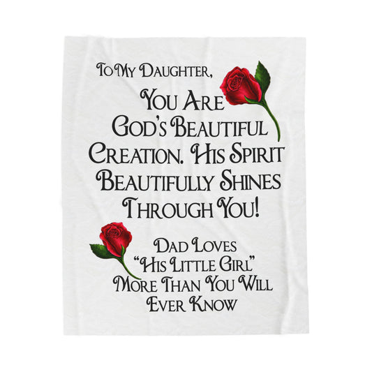 To my daughter Blanket