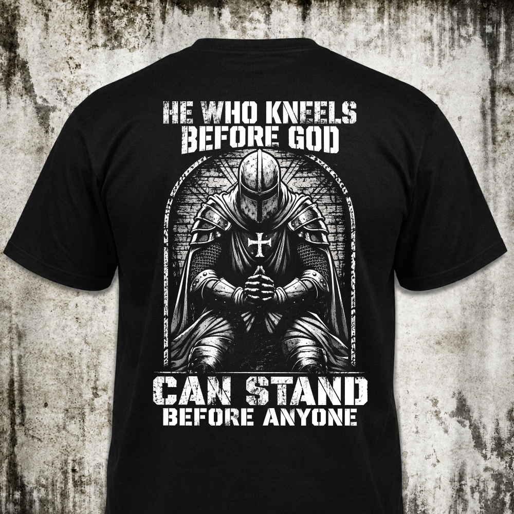 Kneels before God T‑Shirt