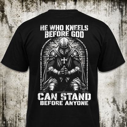 Kneels before God T‑Shirt