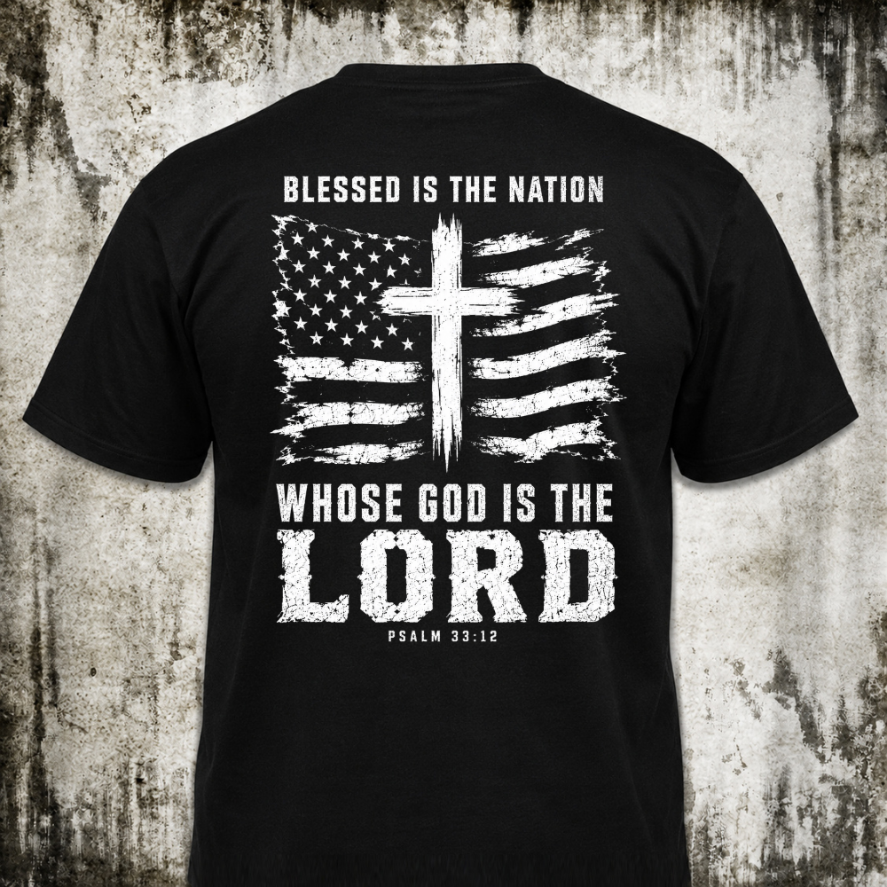 Blessed is the nation T‑Shirt