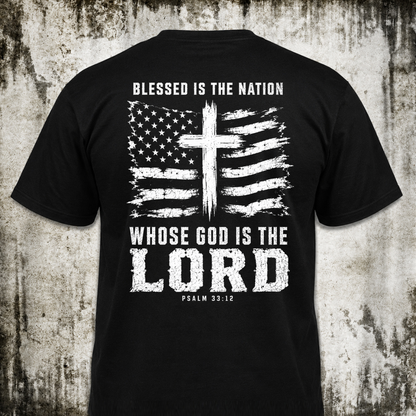 Blessed is the nation T‑Shirt