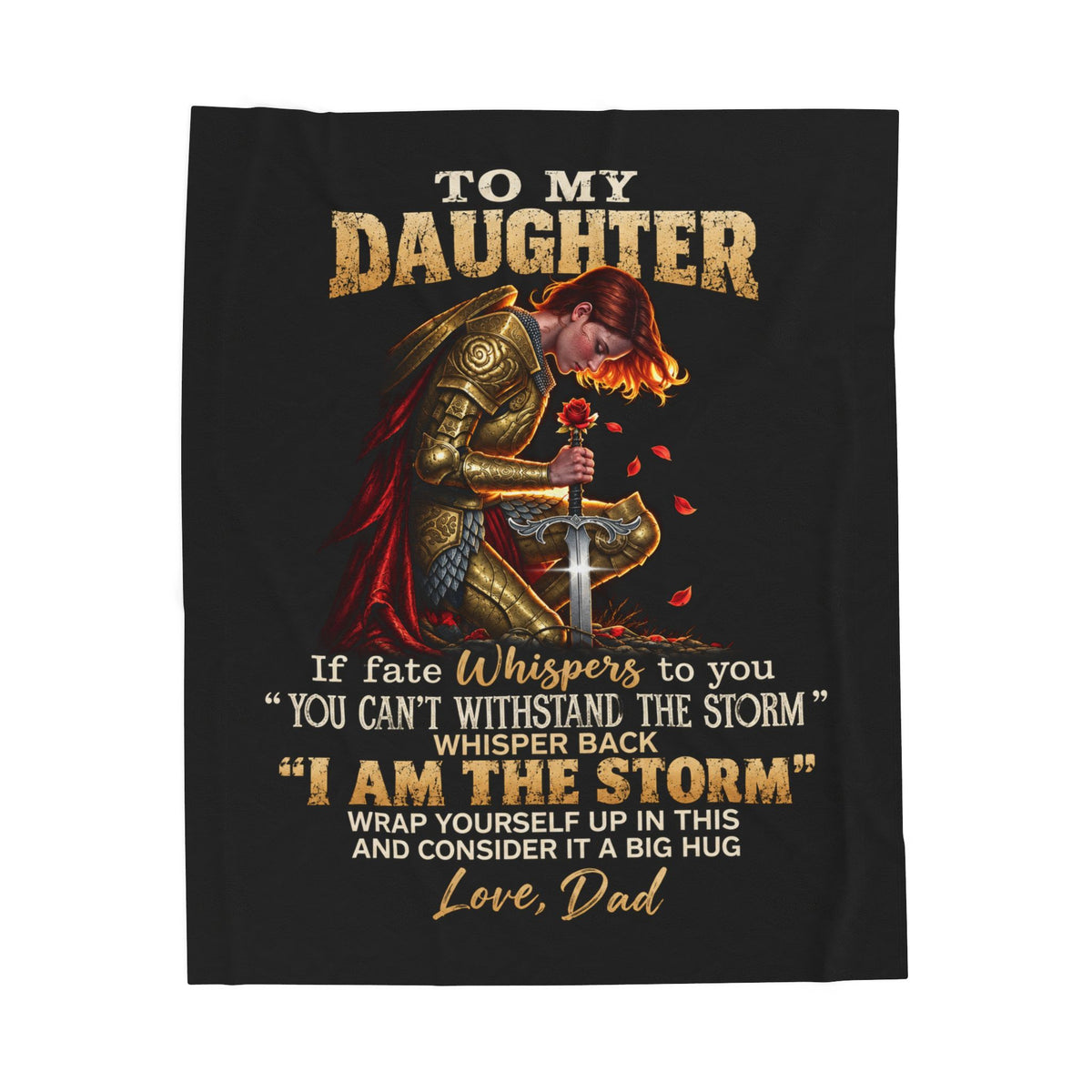 To my daughter Blanket