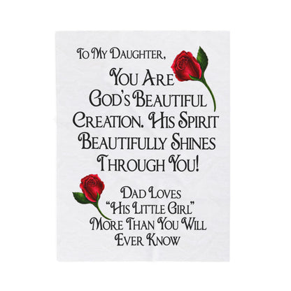 To my daughter Blanket