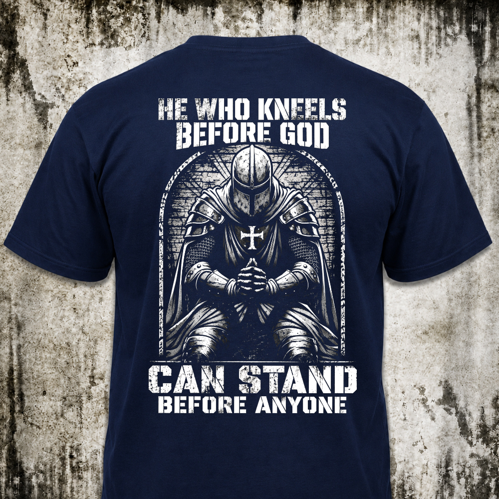 Kneels before God T‑Shirt