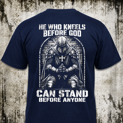 Kneels before God T‑Shirt
