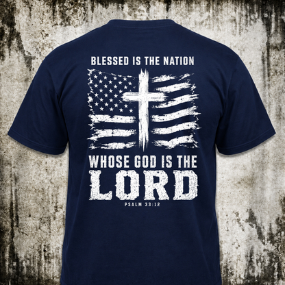 Blessed is the nation T‑Shirt