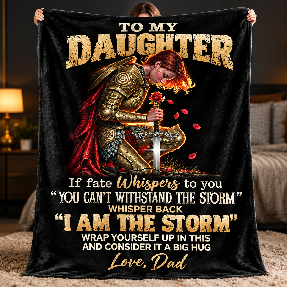 To my daughter Blanket