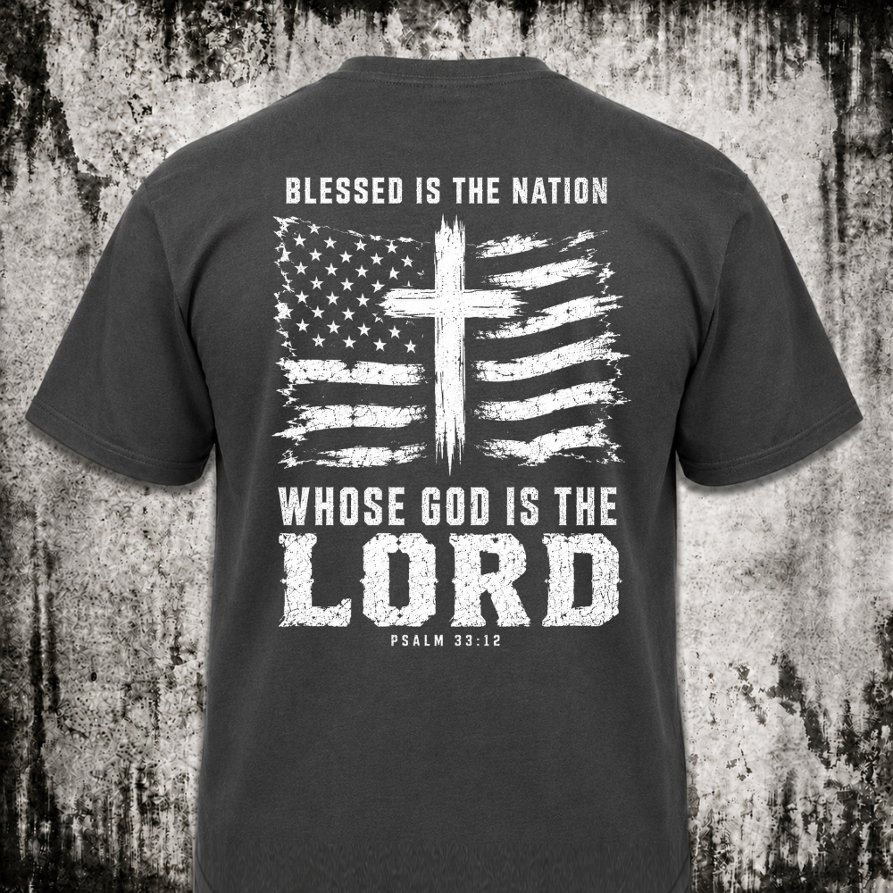 Blessed is the nation T‑Shirt