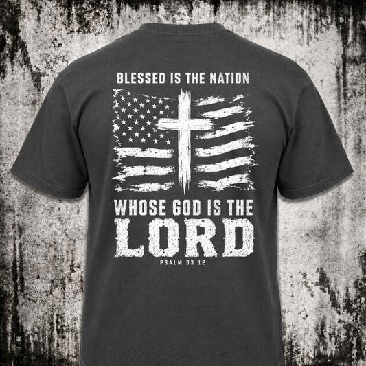 Blessed is the nation T‑Shirt