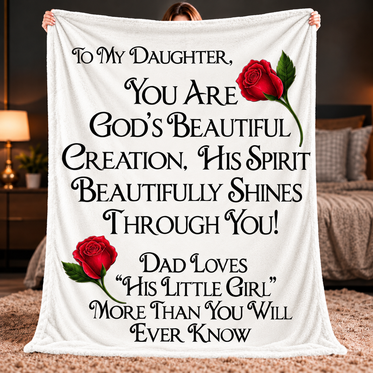To my daughter Blanket