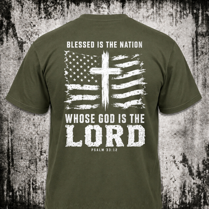 Blessed is the nation T‑Shirt