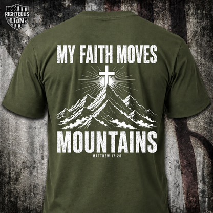My faith moves mountains T‑Shirt