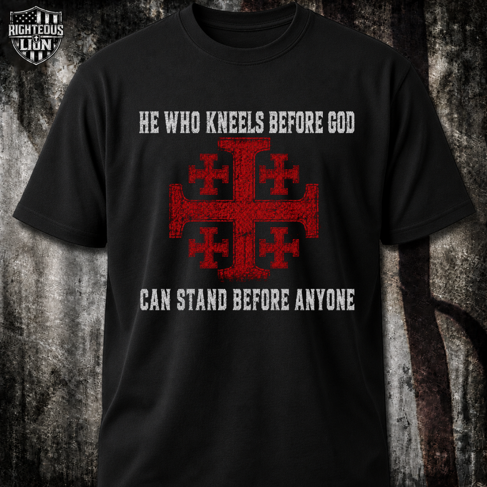 Kneels before God T‑Shirt