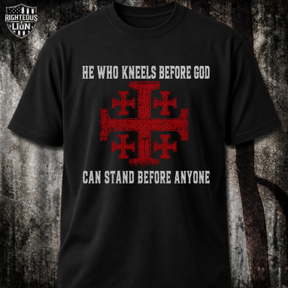 Kneels before God T‑Shirt