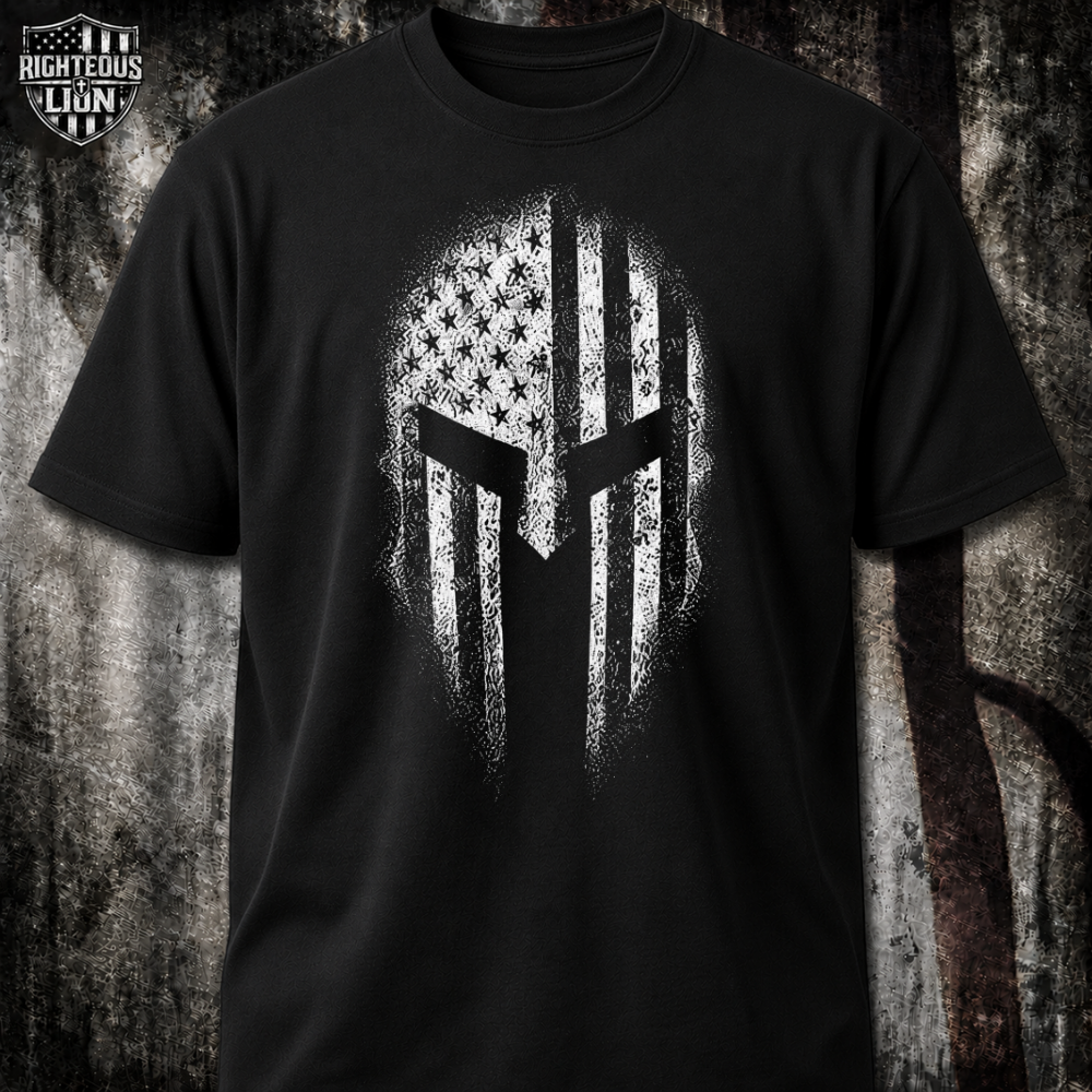 Spartan America Flag T‑Shirt
