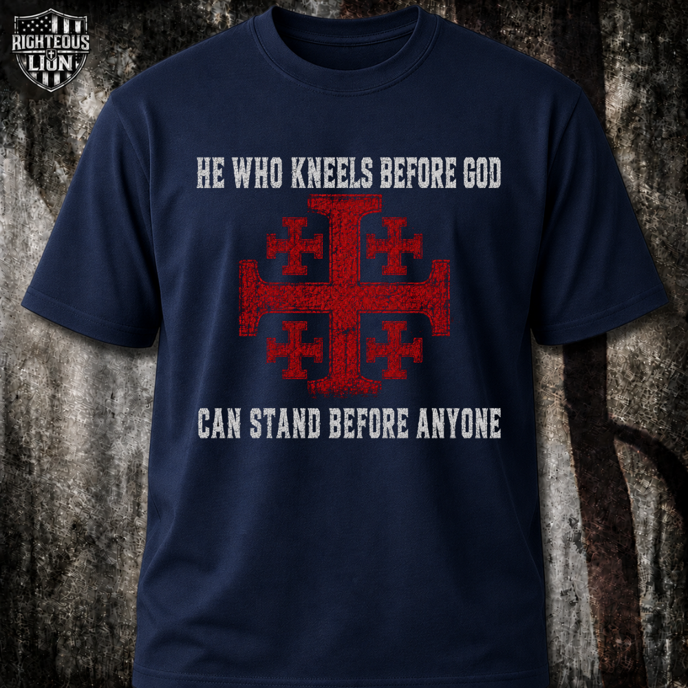 Kneels before God T‑Shirt