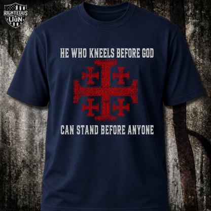 Kneels before God T‑Shirt