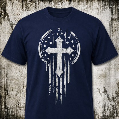American Warrior Cross T‑Shirt