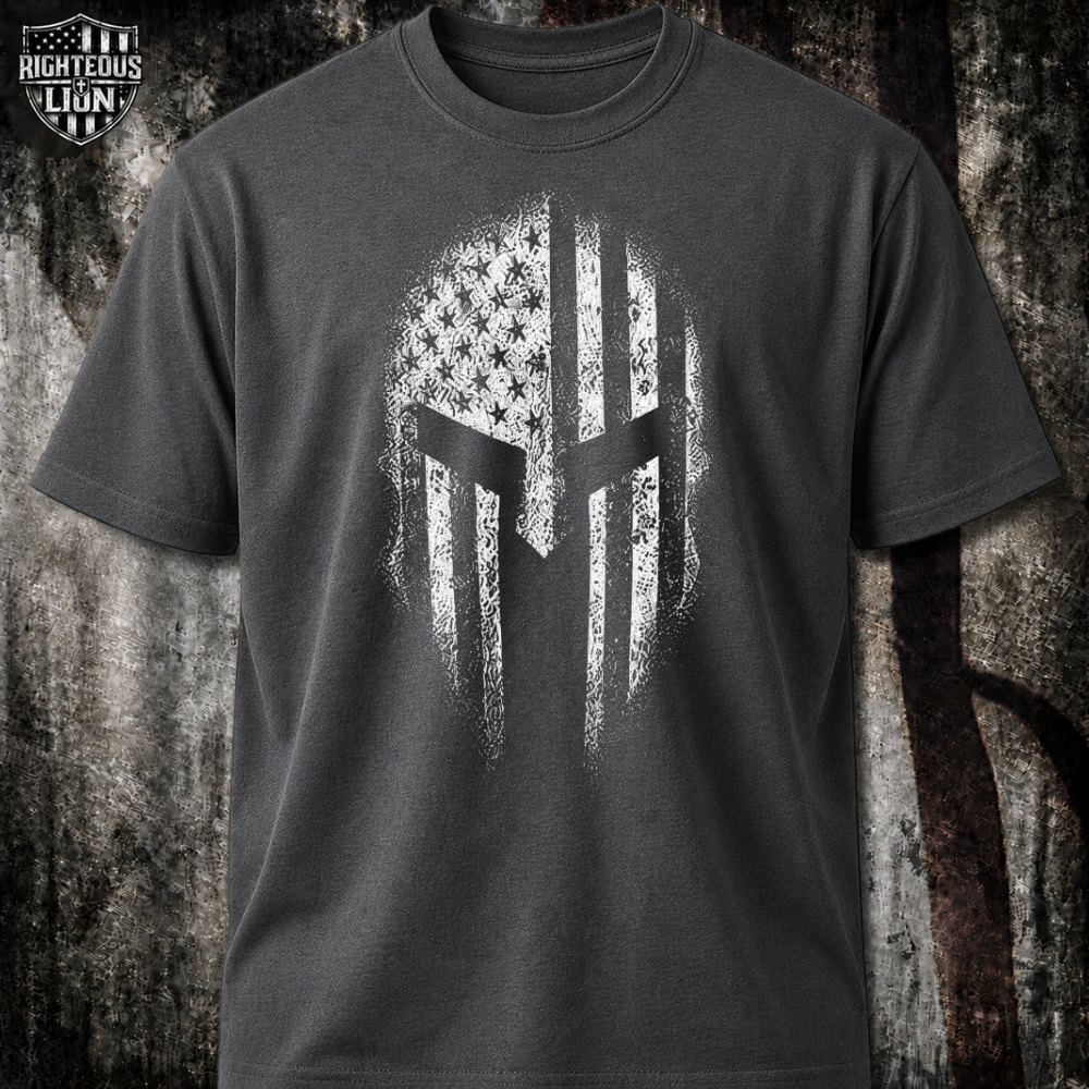 Spartan America Flag T‑Shirt