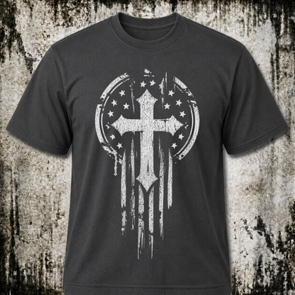 American Warrior Cross T‑Shirt