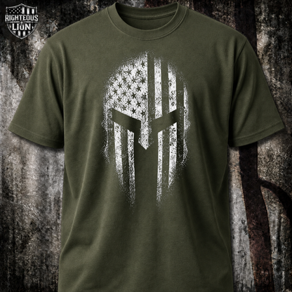 Spartan America Flag T‑Shirt